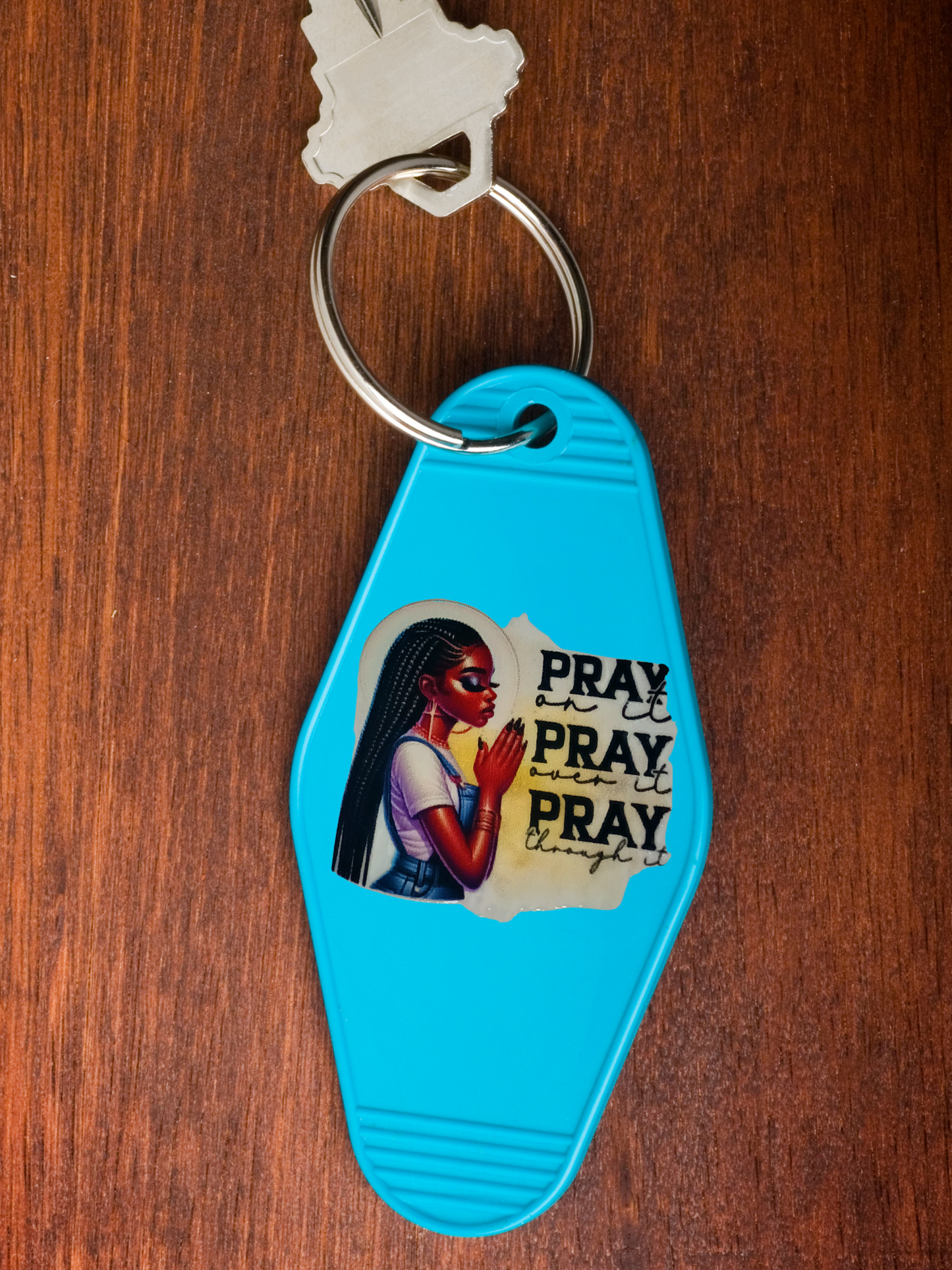 Pray Motel Keychain Decal