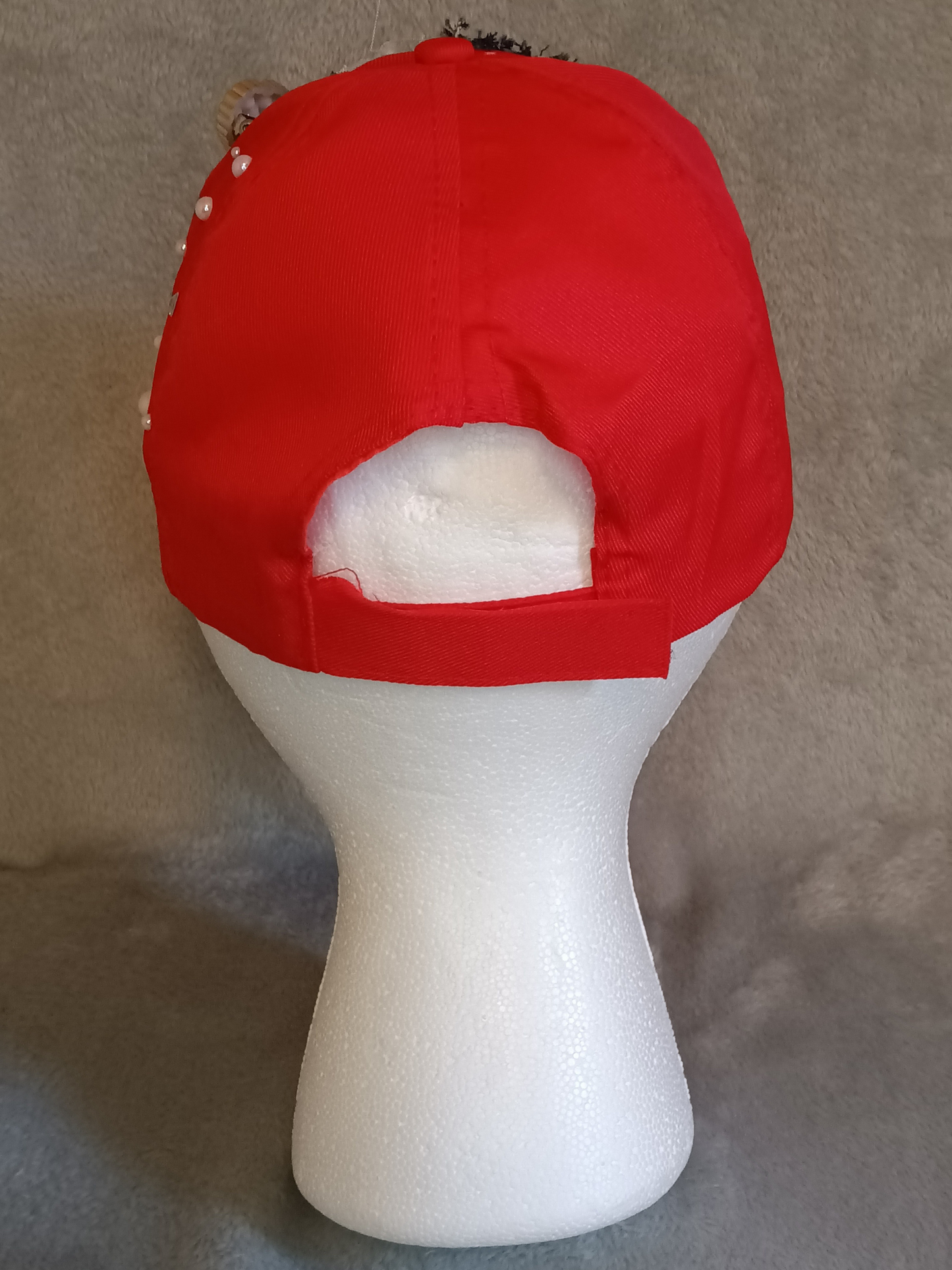 Red and Blue Jean Junk Hat & Set
