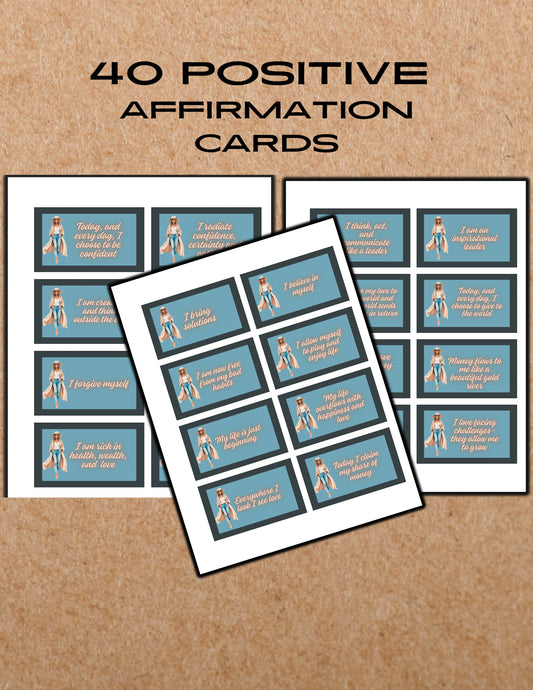 40 Printable Positive Affirmation Cards