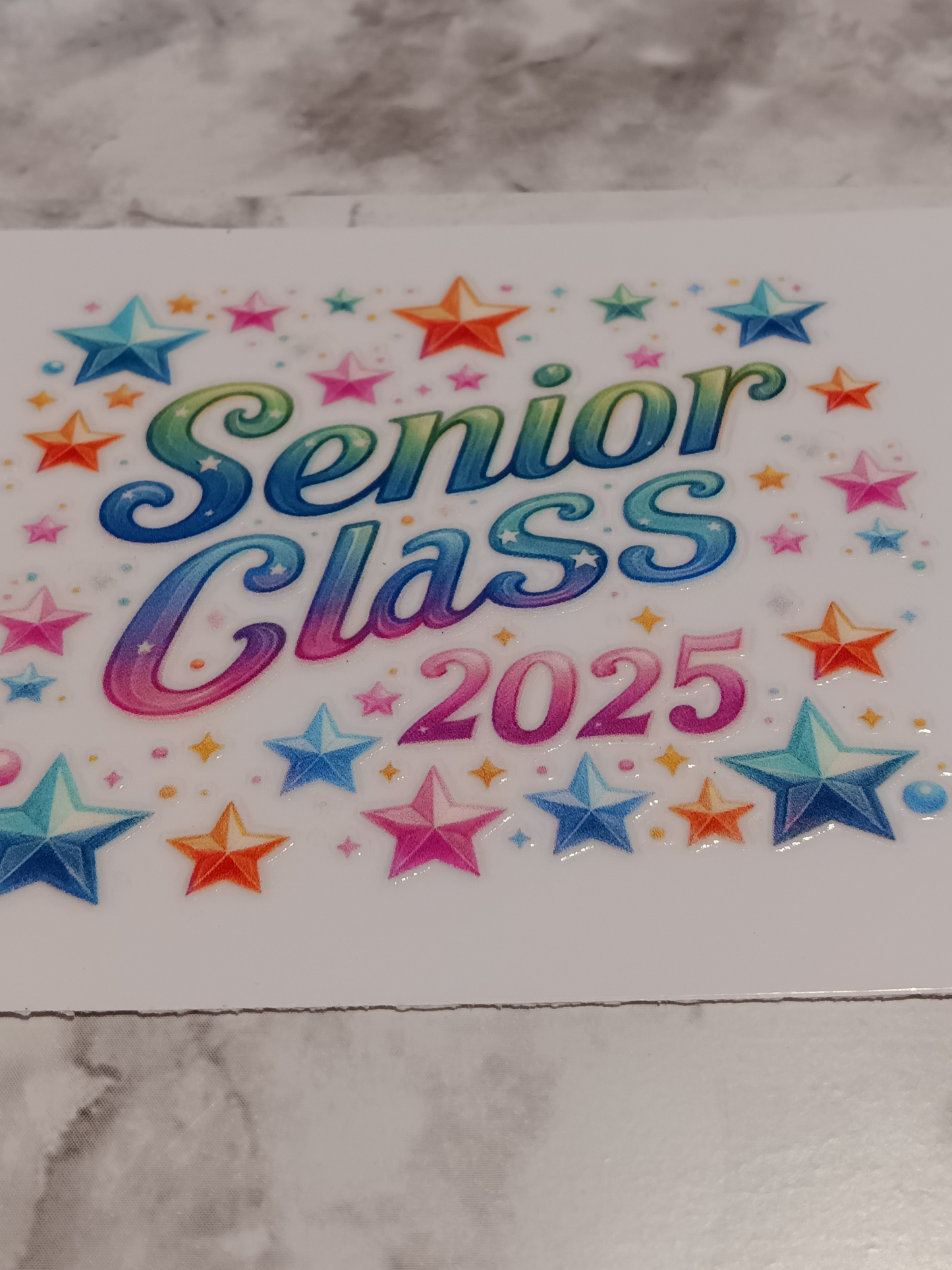 Senior Stars Decal