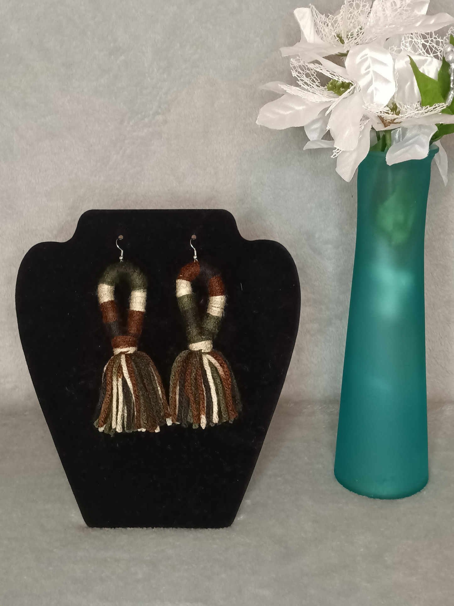 Rope Loop Tassel Earrings