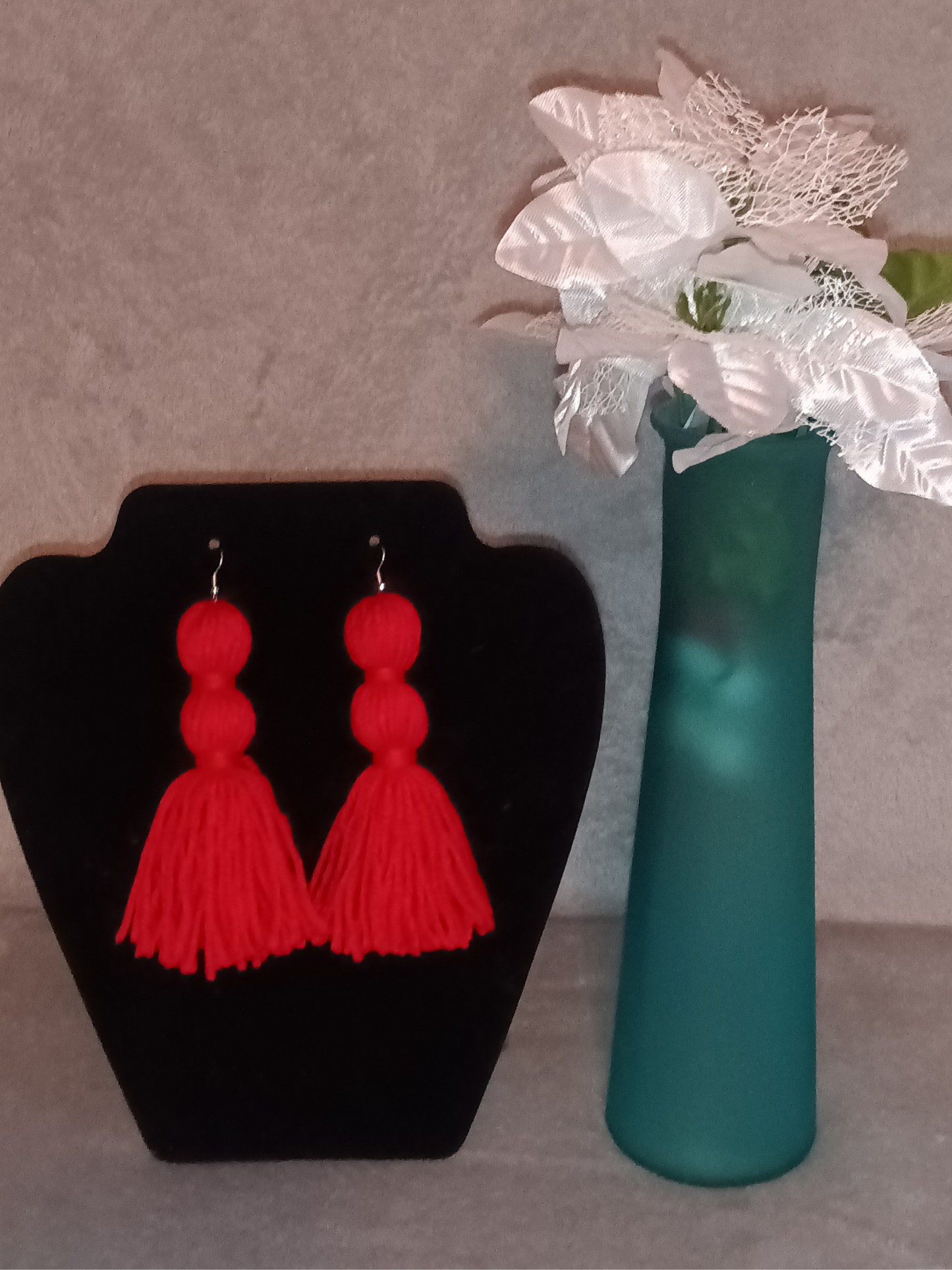 Double Knot Tassel Earrings