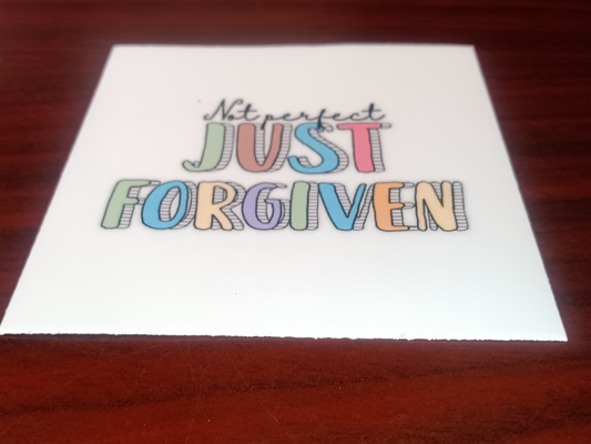 Not Perfect Faith Decal