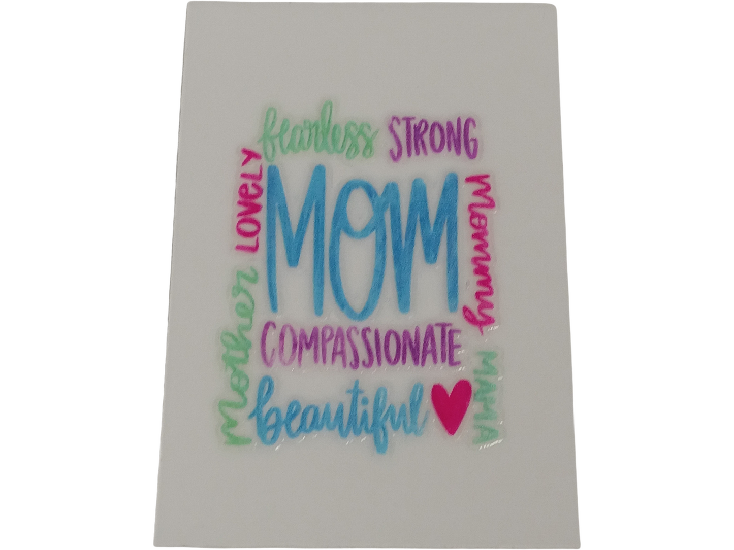 Mom Strong Keychain Decal