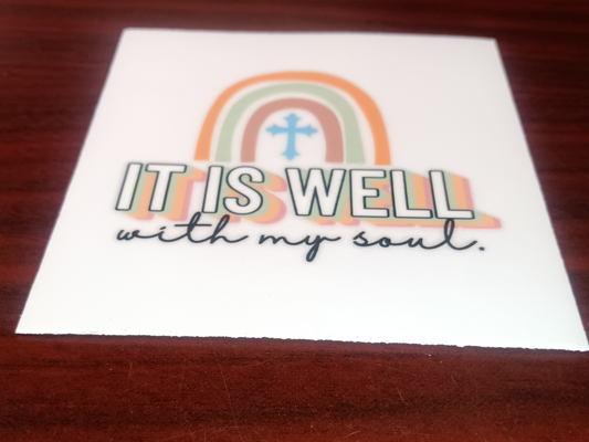 It Is Well Faith Decal