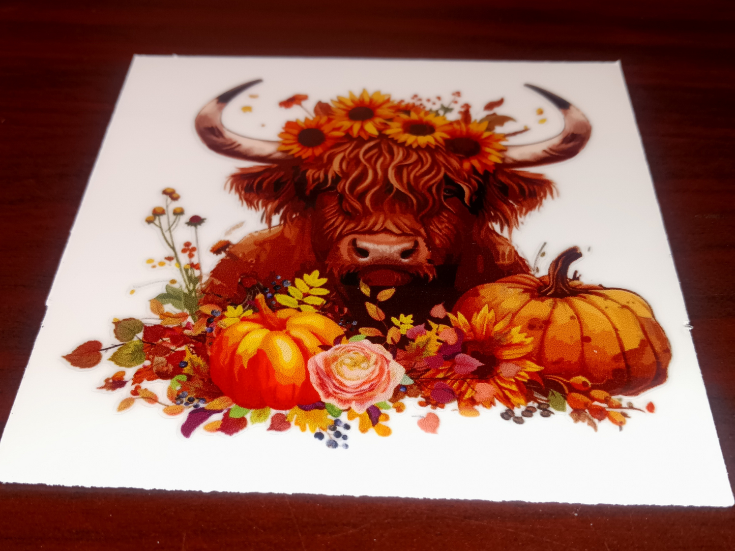 Sunflower Headband Fall Decal