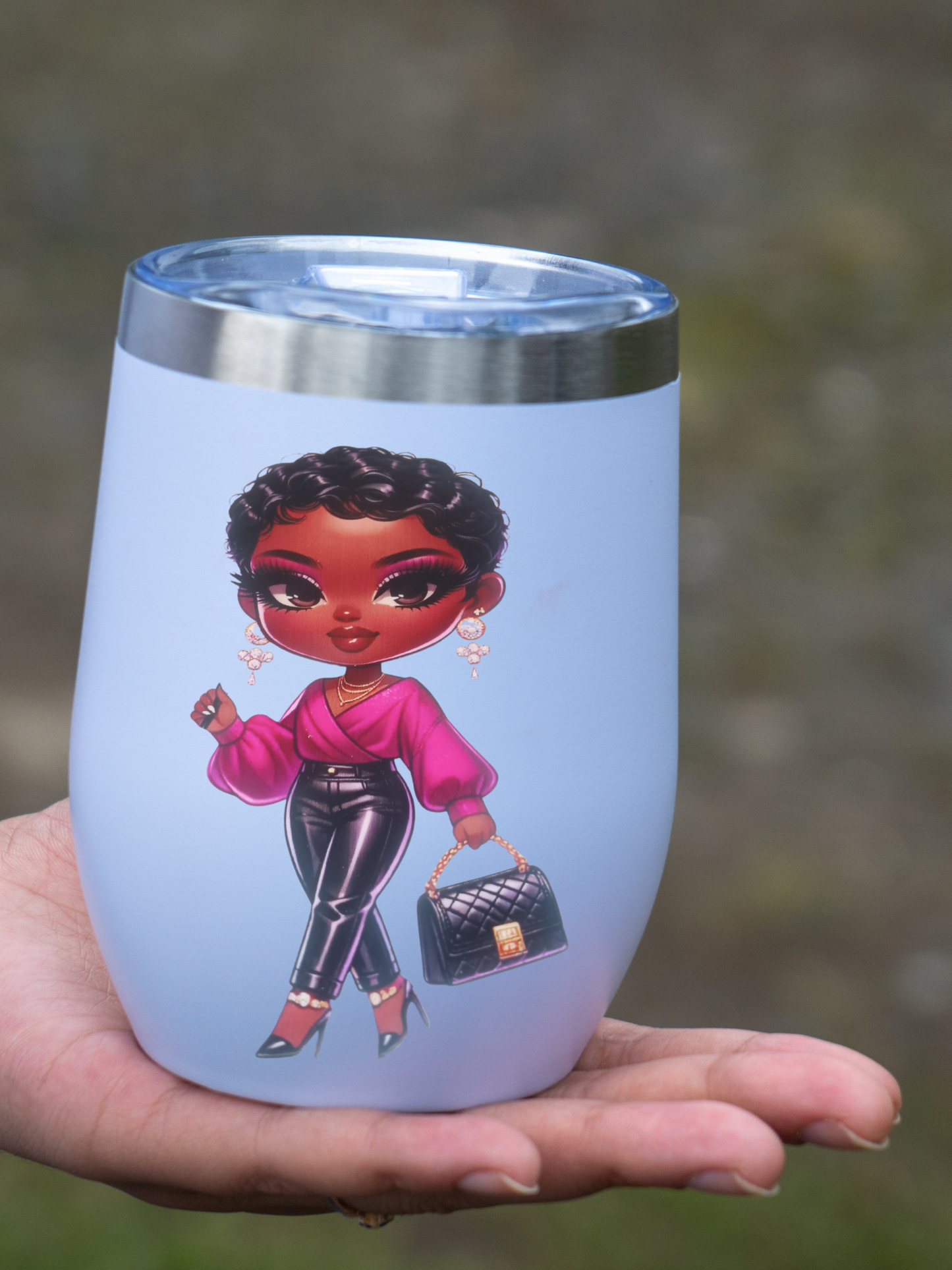 Slick Back Melanin Women Decal
