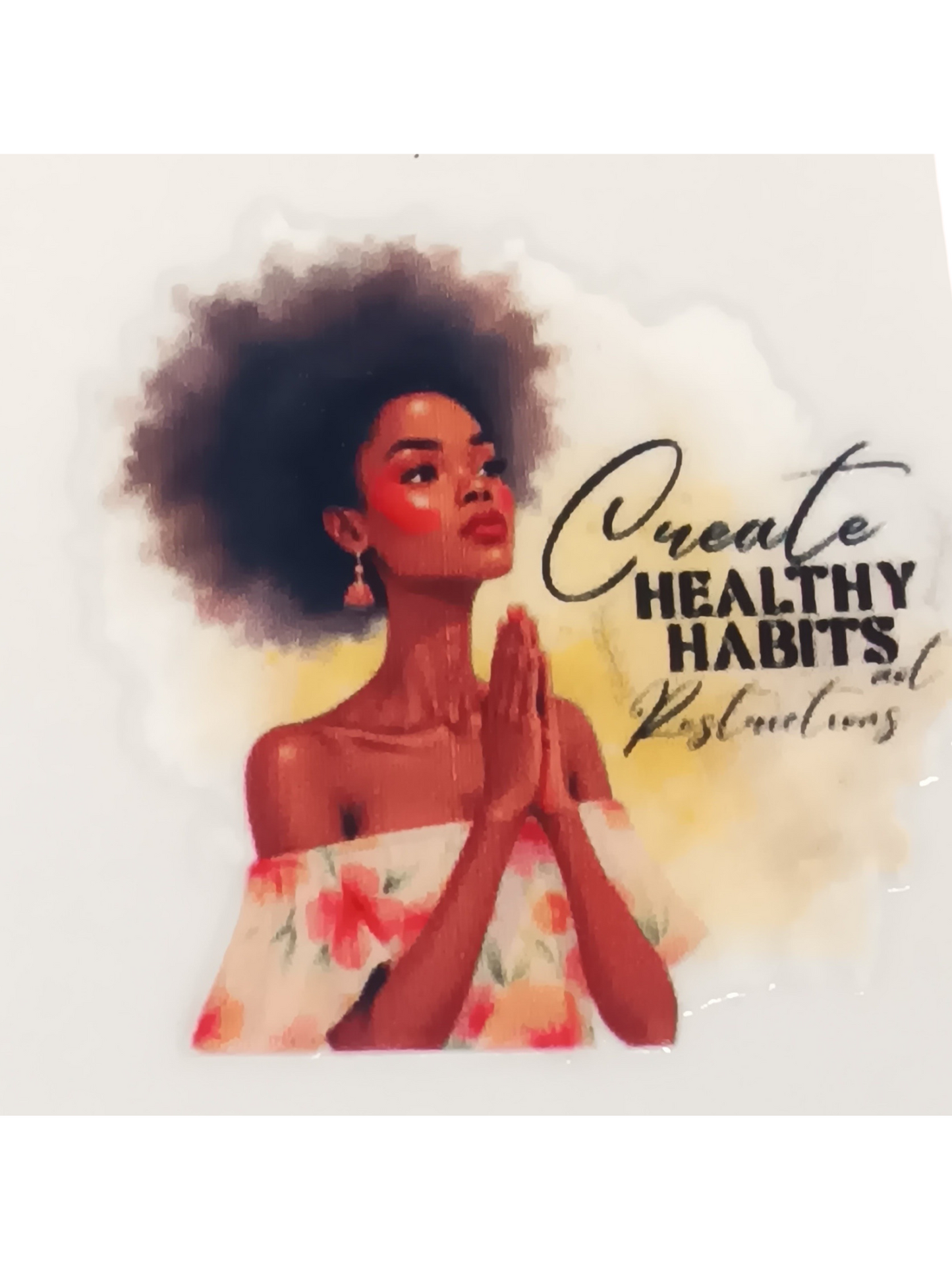 Create Healthy Habits Motel Keychain Decal