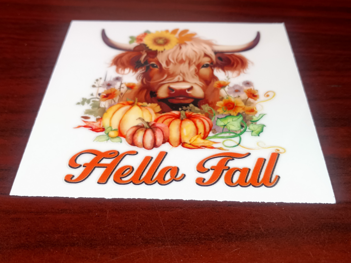 Hello Fall Decal