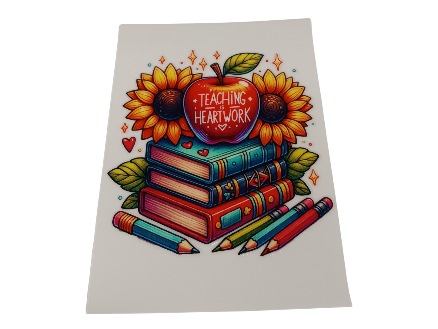 Sunflower Teacher Decal
