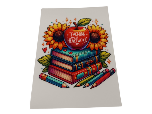 Sunflower Teacher Decal