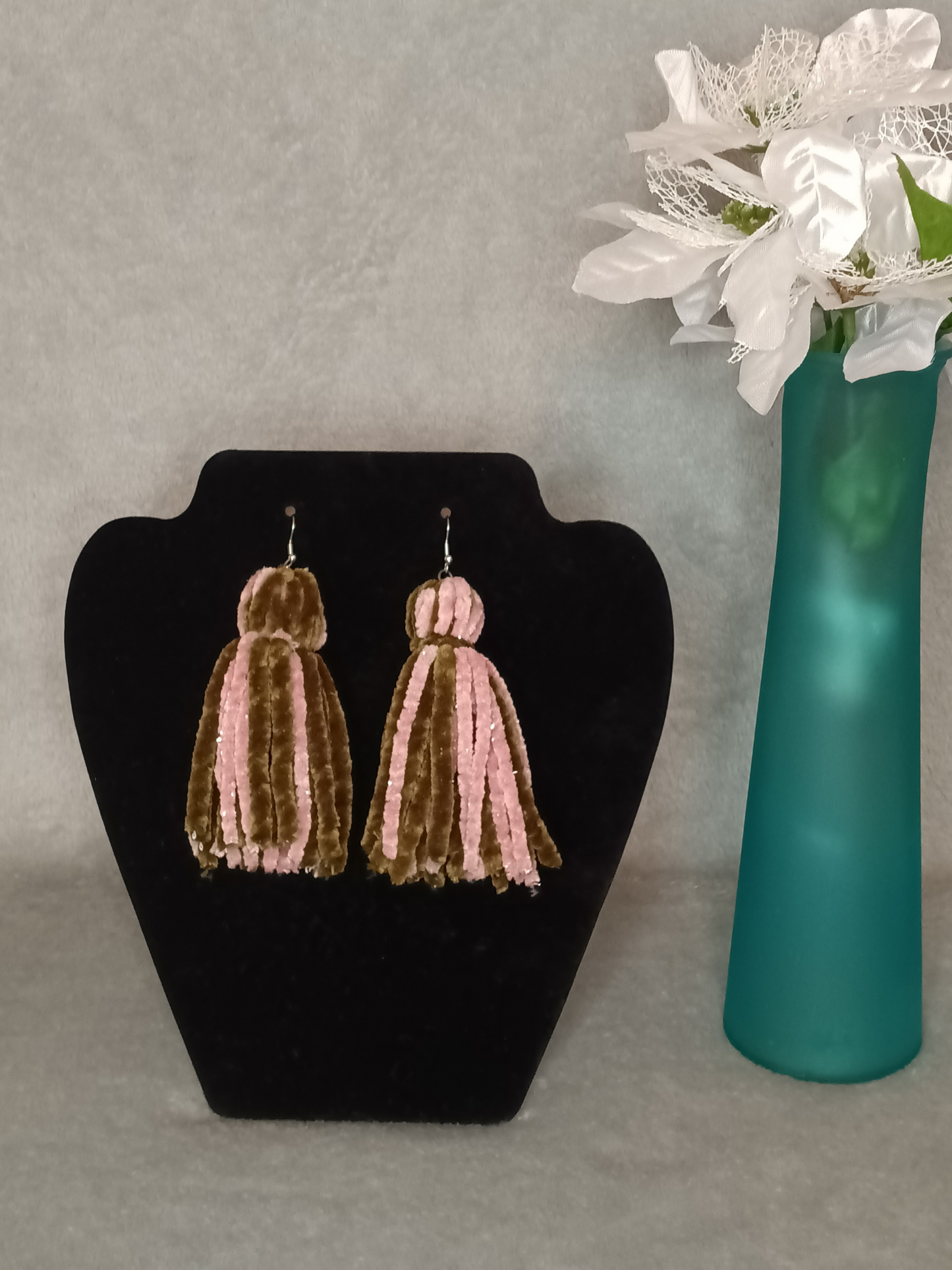 Velvet Tassel Earrings