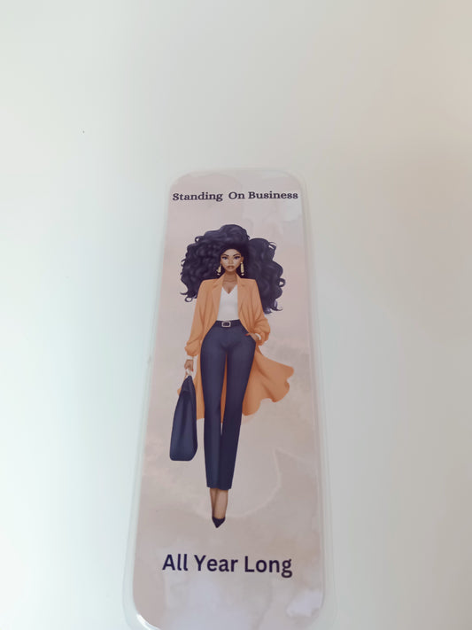 Standing On Business Traditional Bookmark