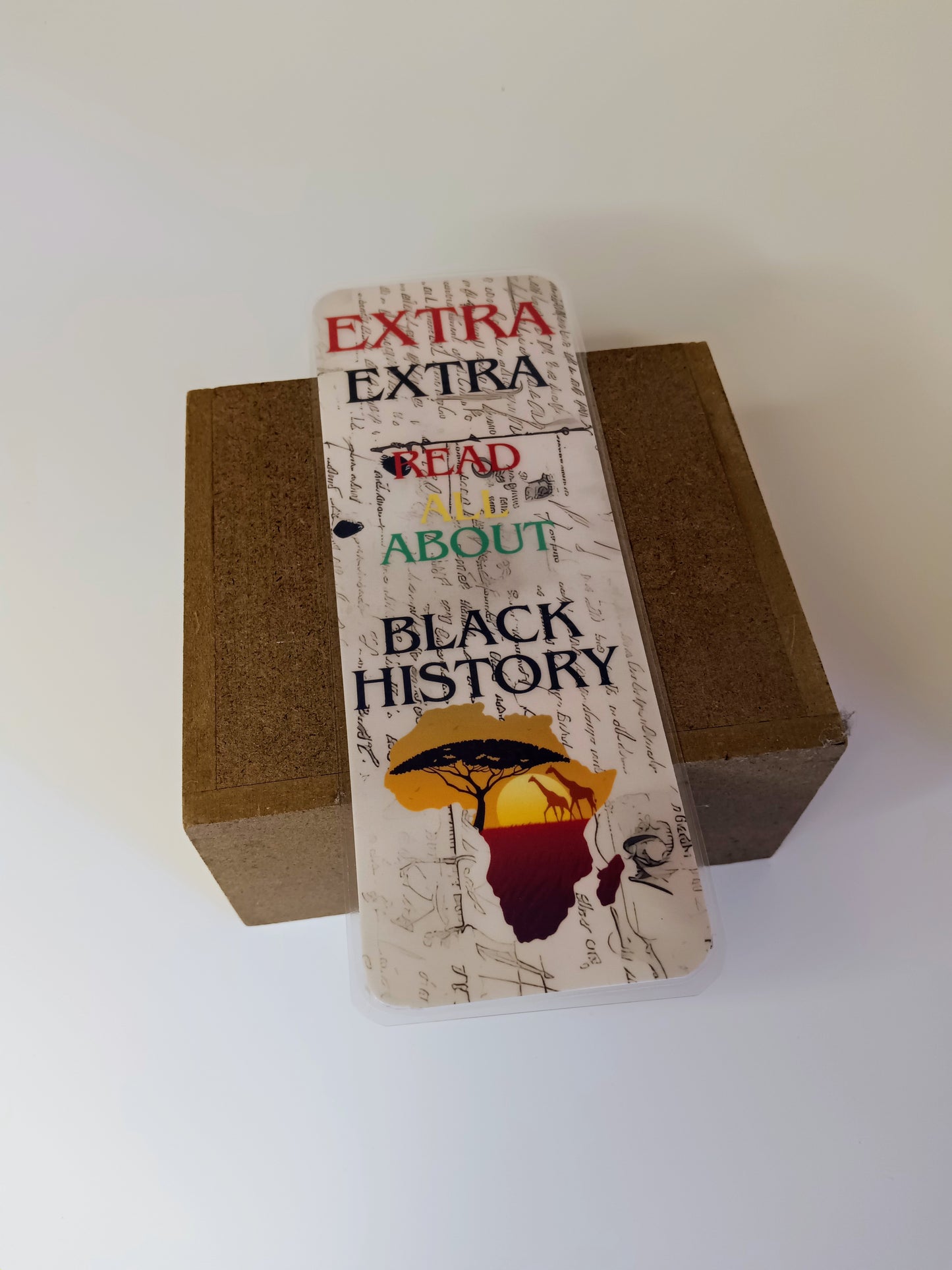 Extra, Extra Read All About Black History Traditional Bookmark