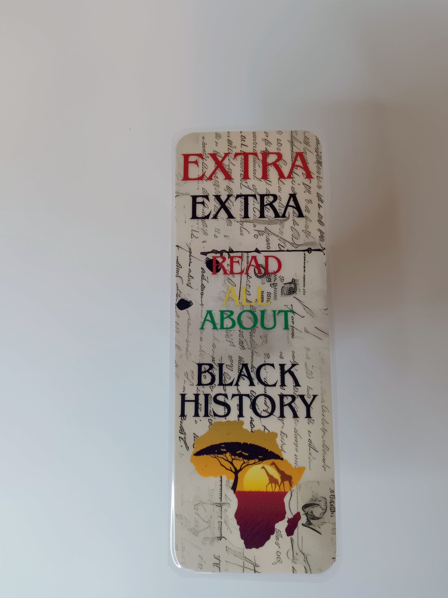 Extra, Extra Read All About Black History Traditional Bookmark