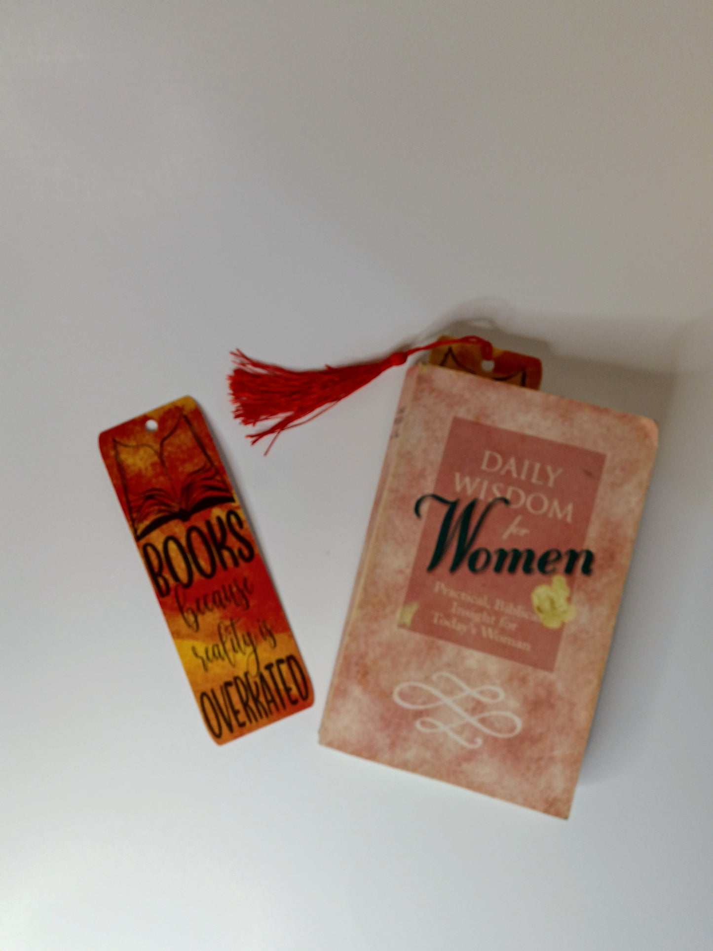 Books Because Reality is Overrated Traditional Bookmark