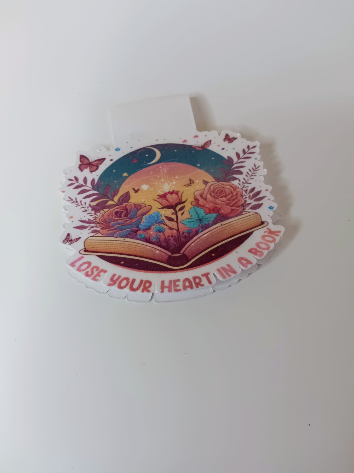 Loose Your Heart In a Book Magnetic Bookmark